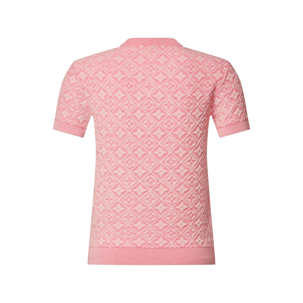 Monogram Toweling Knit Top