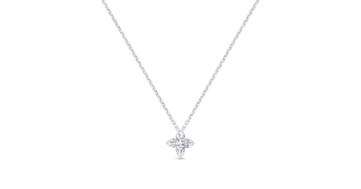 LV Diamonds Pendant, LV Monogram Star cut