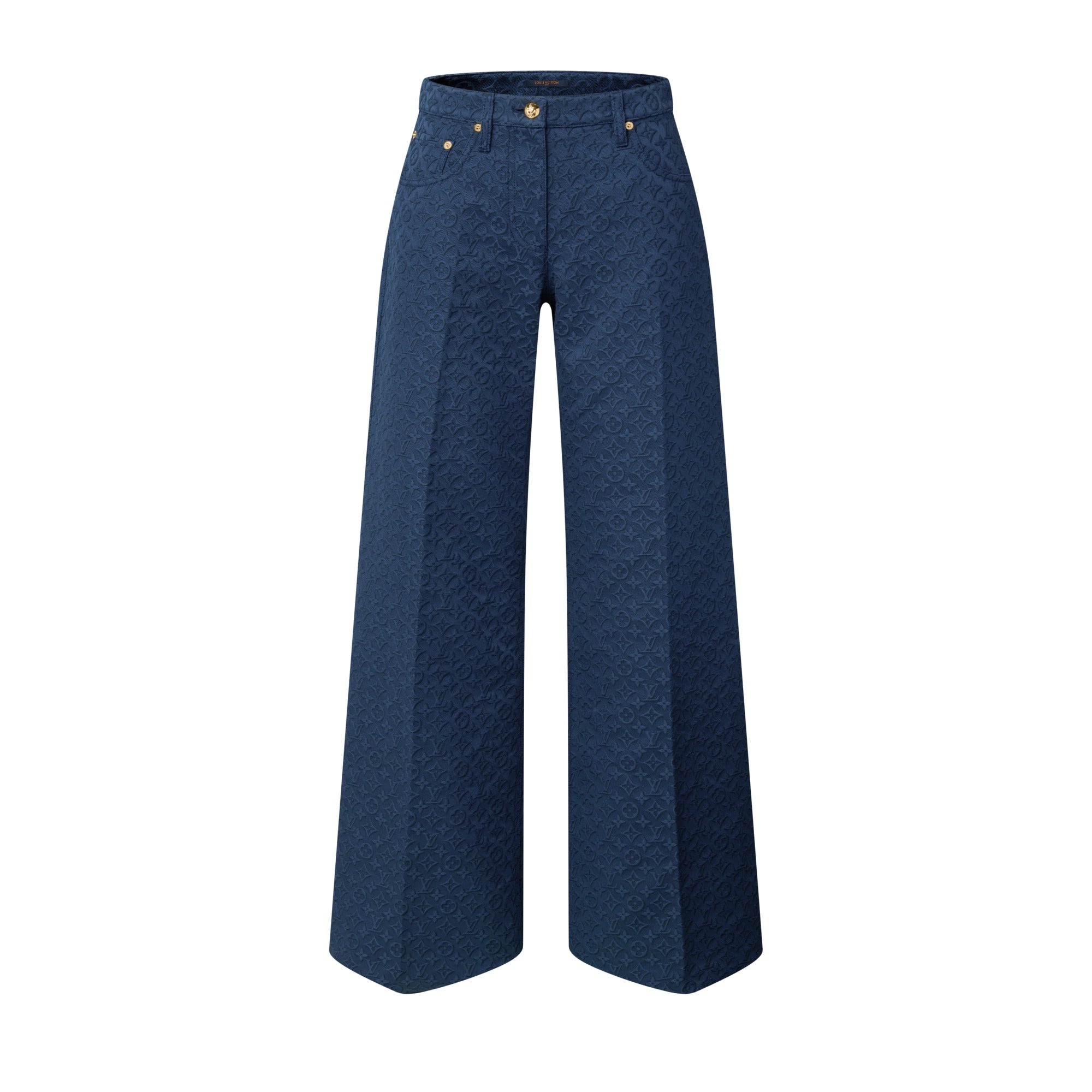 Monogram Jacquard Flared Pants