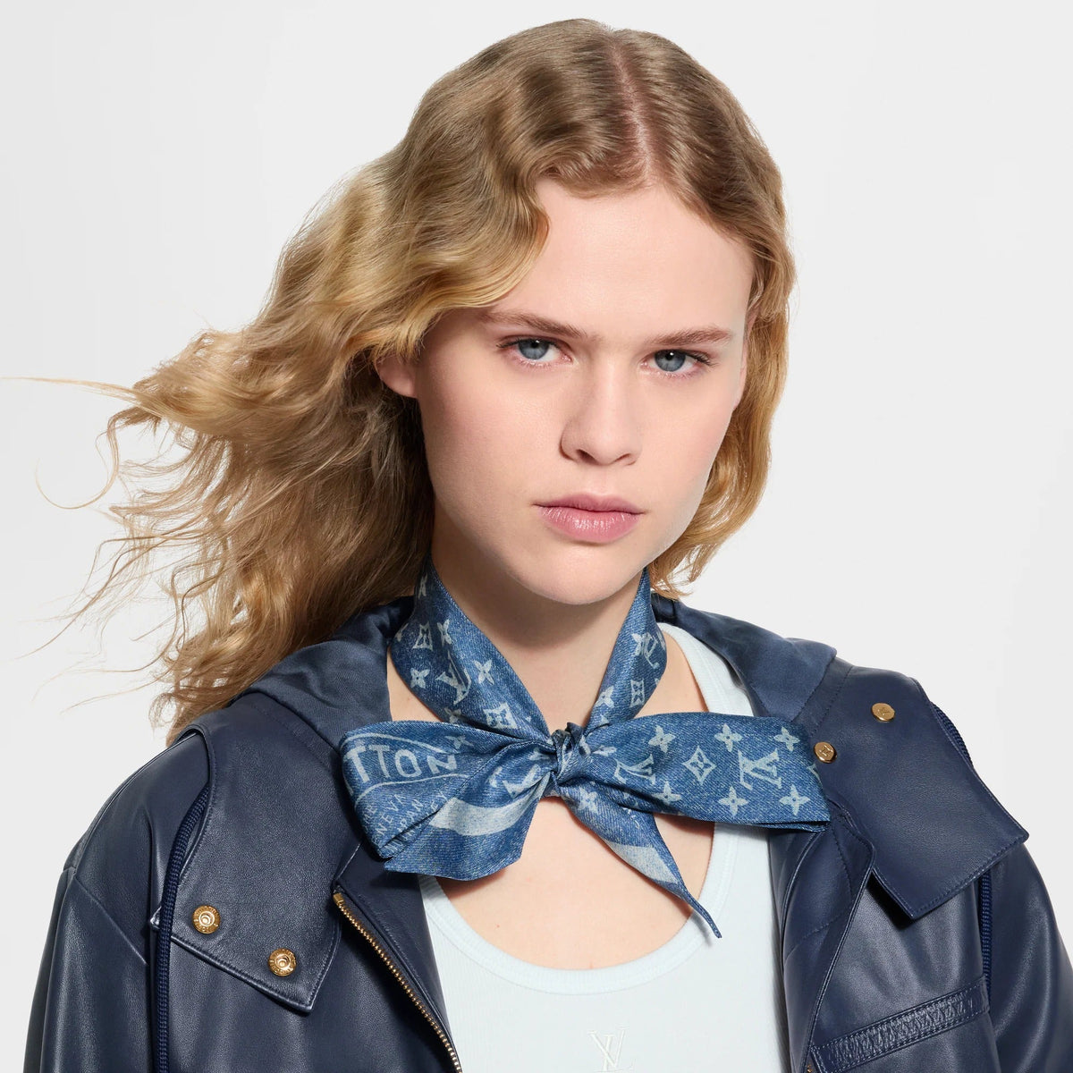 LV Denim Stamp BB Bandeau