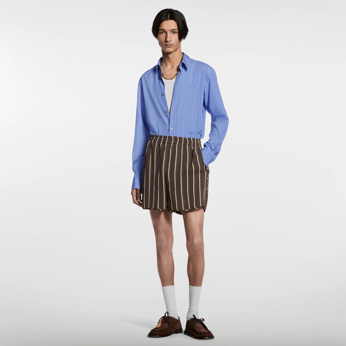 Striped Running Shorts