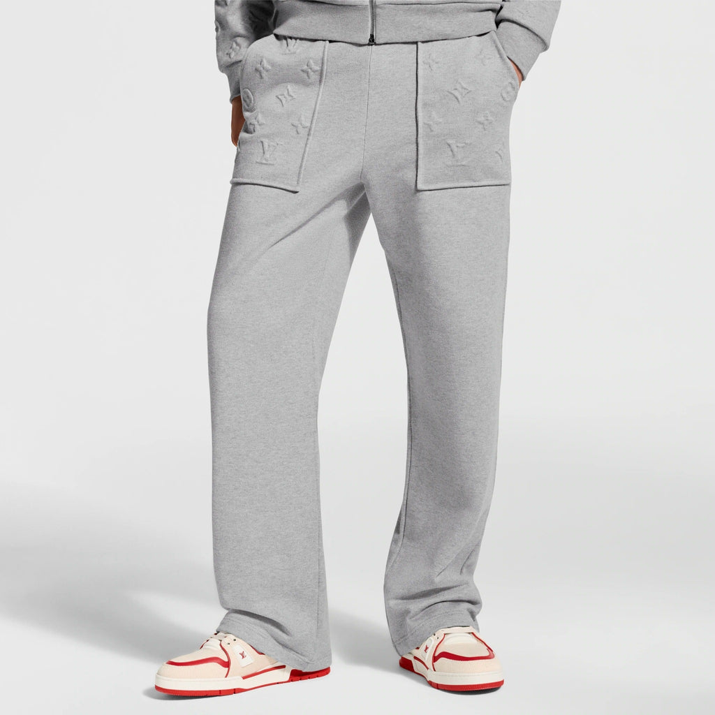 Embossed Signature Detail Pants