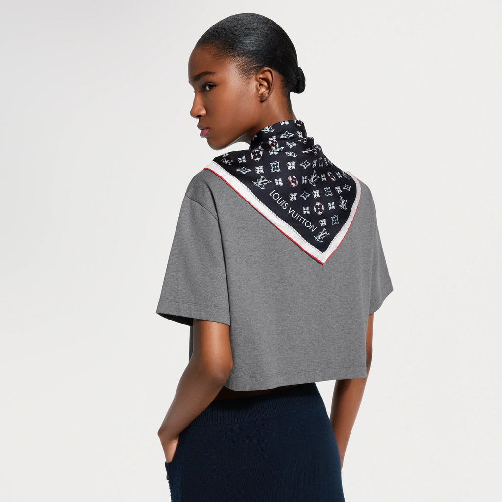 Nautical Scarf Crop Top