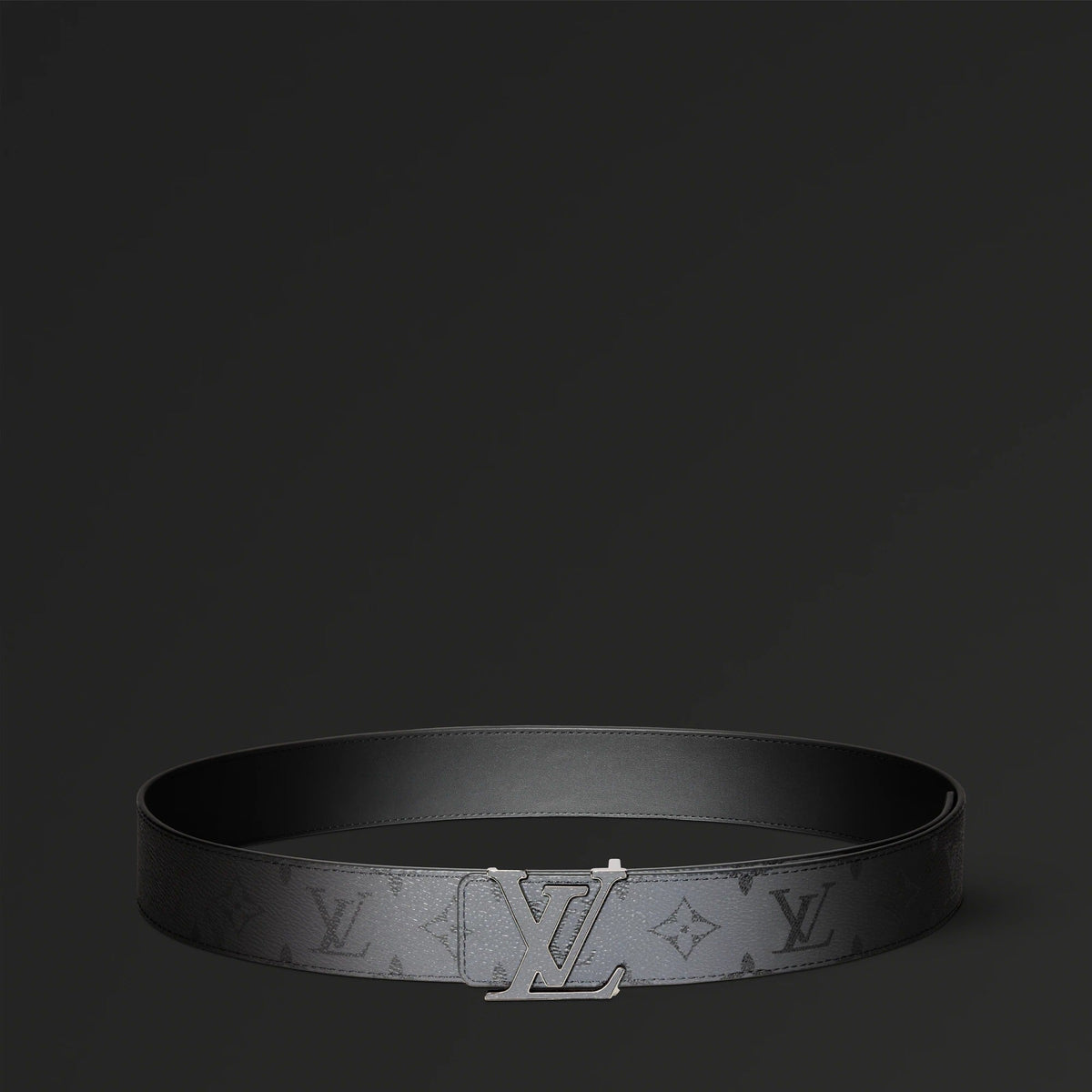 LV Initiales Monogram Reflective 40mm Reversible Belt