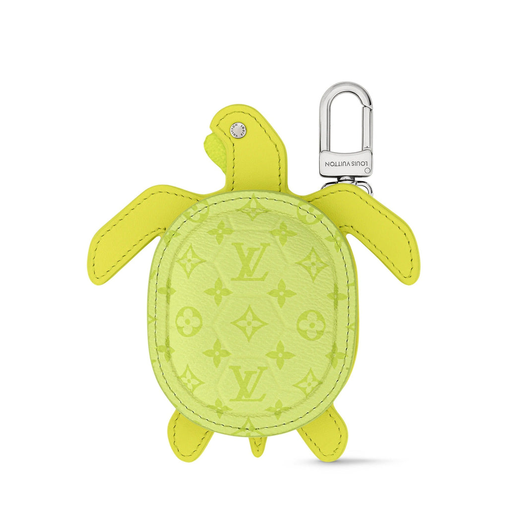 LV Turtle Pouch Bag Charm