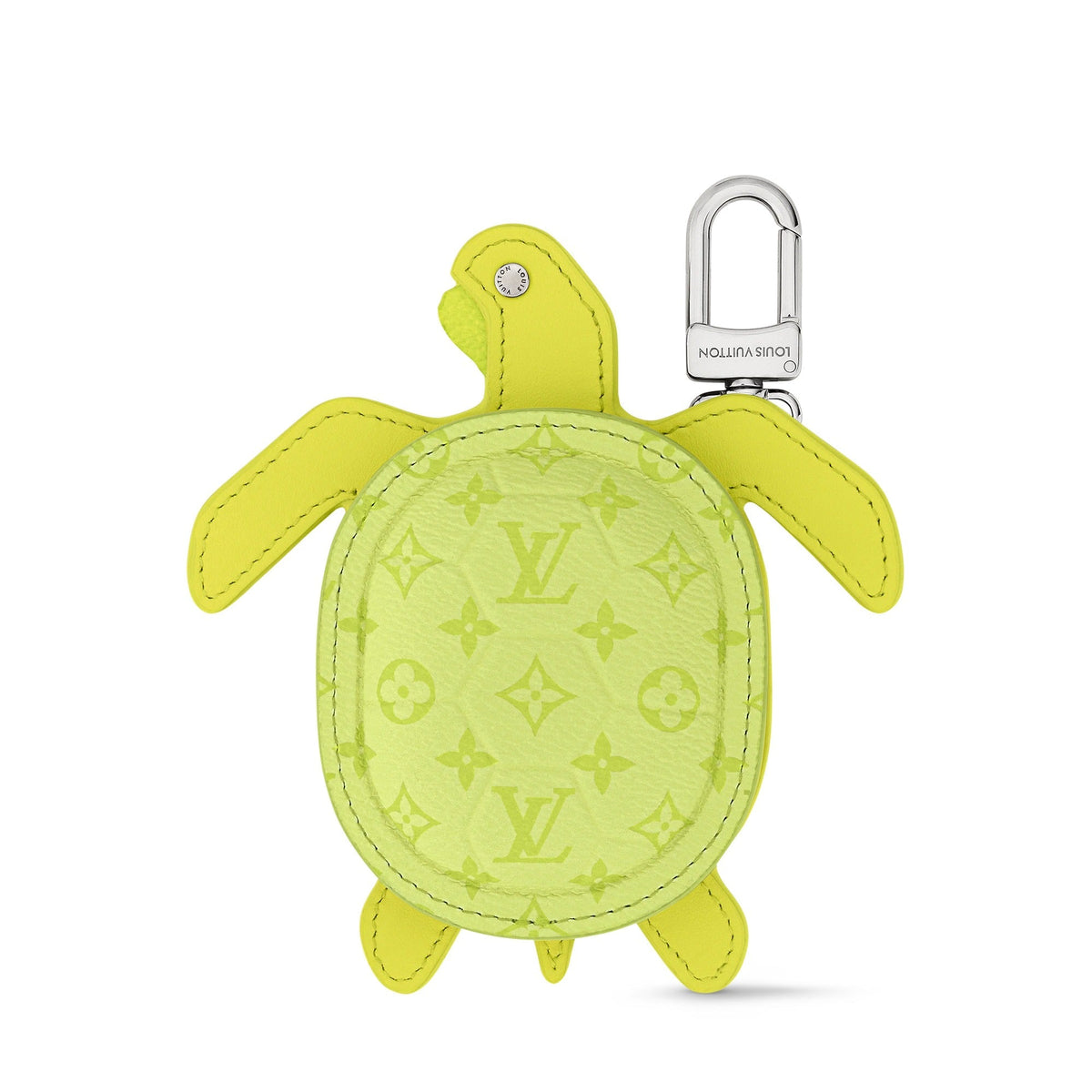LV Turtle Pouch Bag Charm