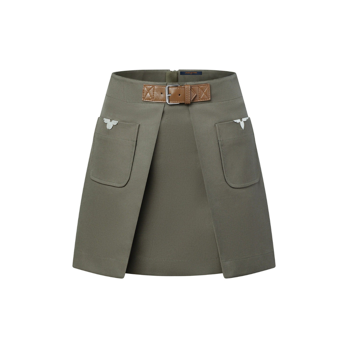 Monogram Accent Mini Skirt