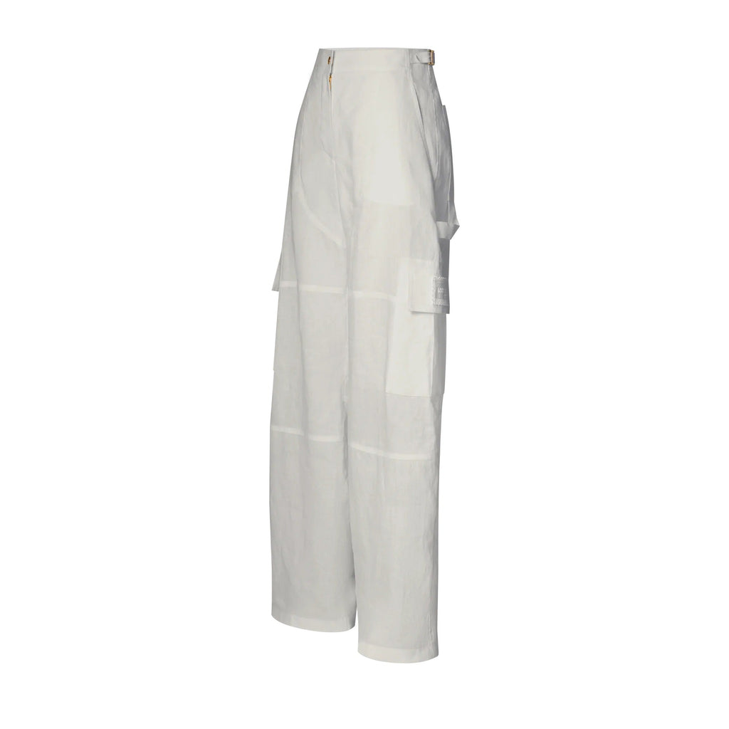 Linen Cargo Pants