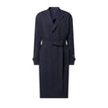 Lightweight Wool Silk Belted Coat