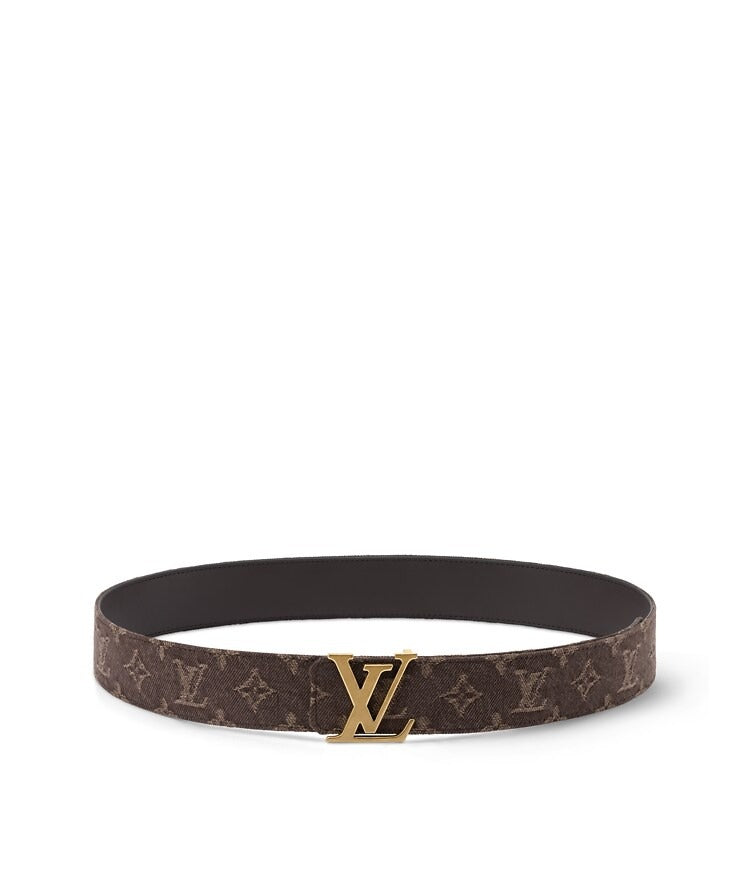 LV Initiales Monogram Denim 40mm Belt