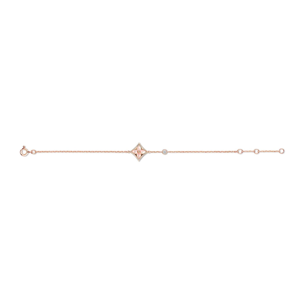 Color Blossom BB Star Bracelet, Pink Gold, Pink Mother-of-Pearl and Diamond