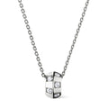 Le Damier de Louis Vuitton Pendant, White Gold and Diamonds