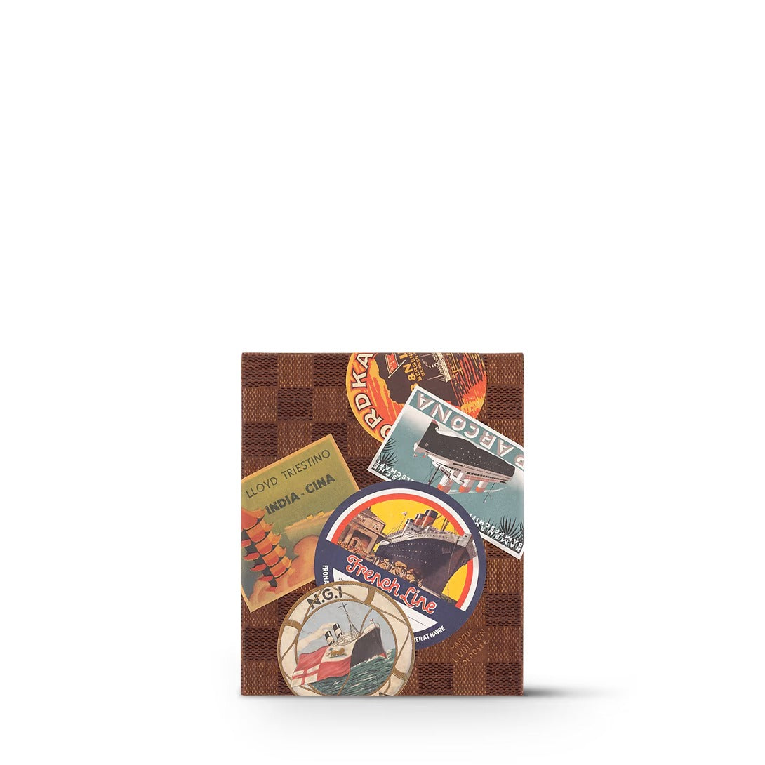 Ocean Liners Labels Postcard Box