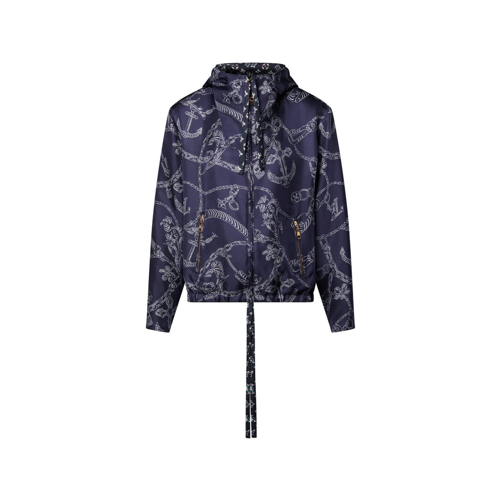 Reversible Hooded Nautical Jacket