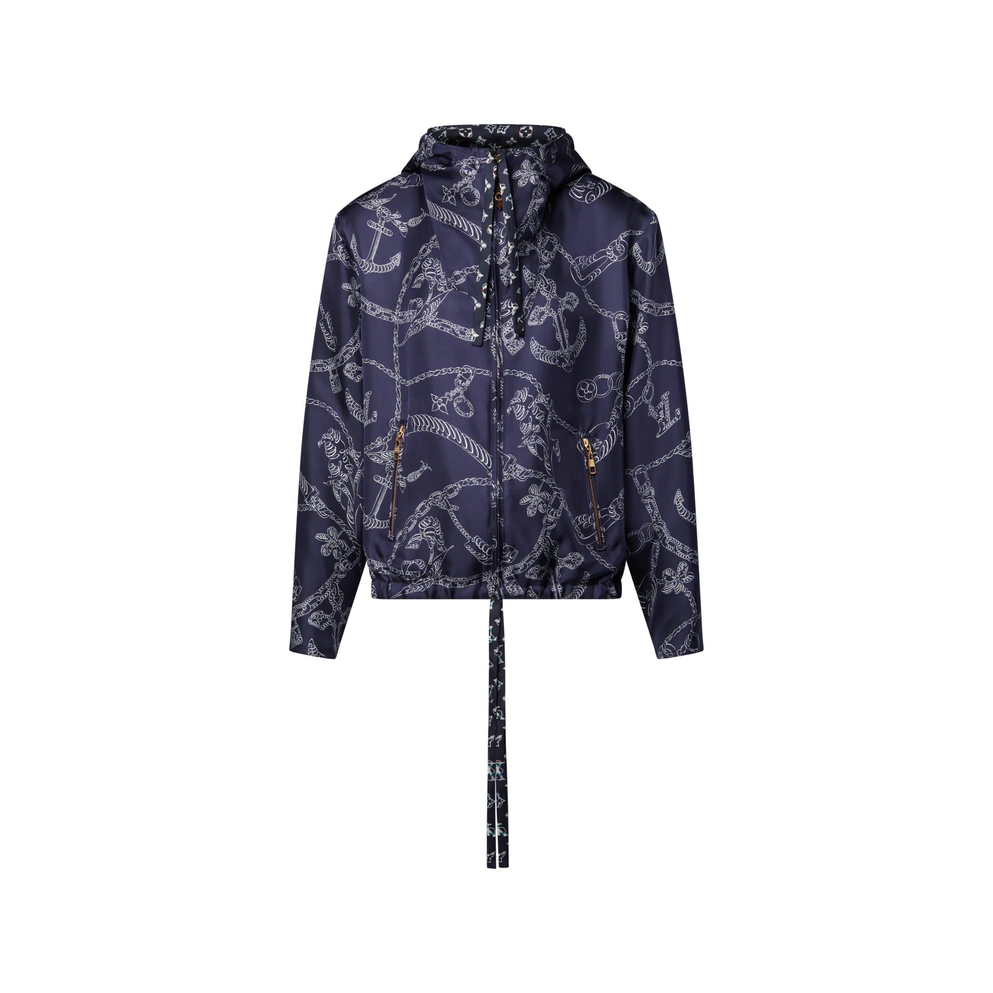 Reversible Hooded Nautical Jacket
