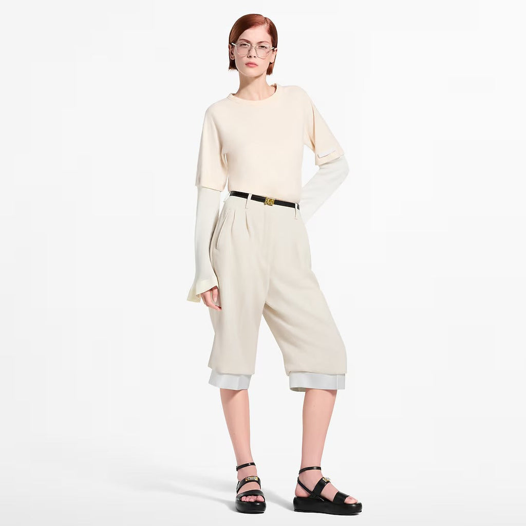 Layered Tailored Bermuda Shorts