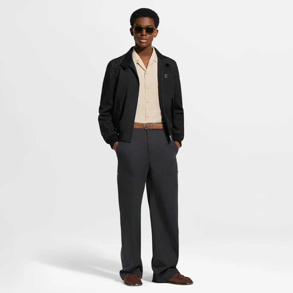 Suede Mix Blouson