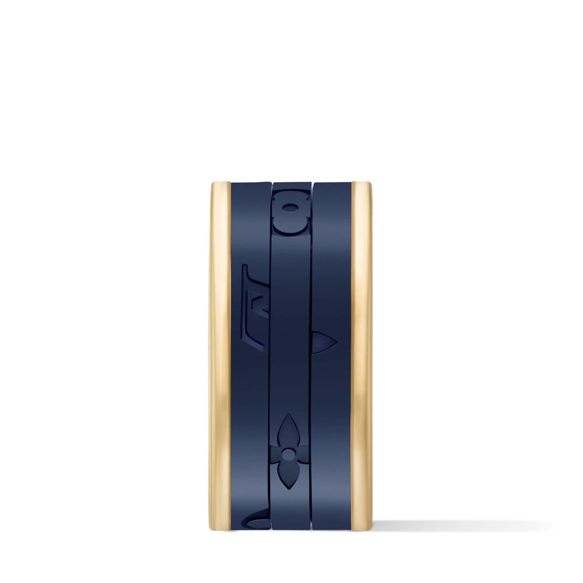 Les Gastons Vuitton Puzzle Ring, Yellow Gold and Blue Titanium