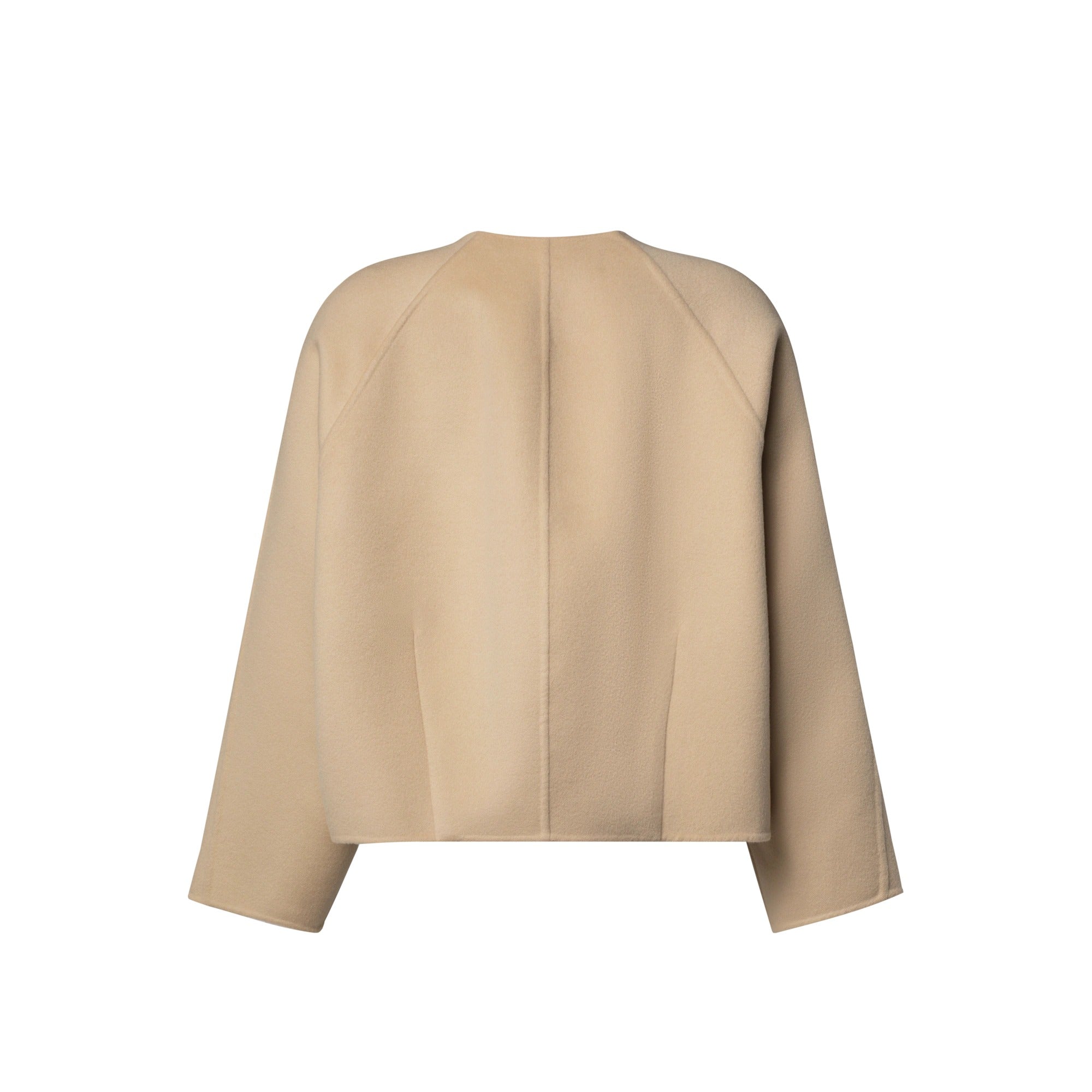 Drape Front Short Coat