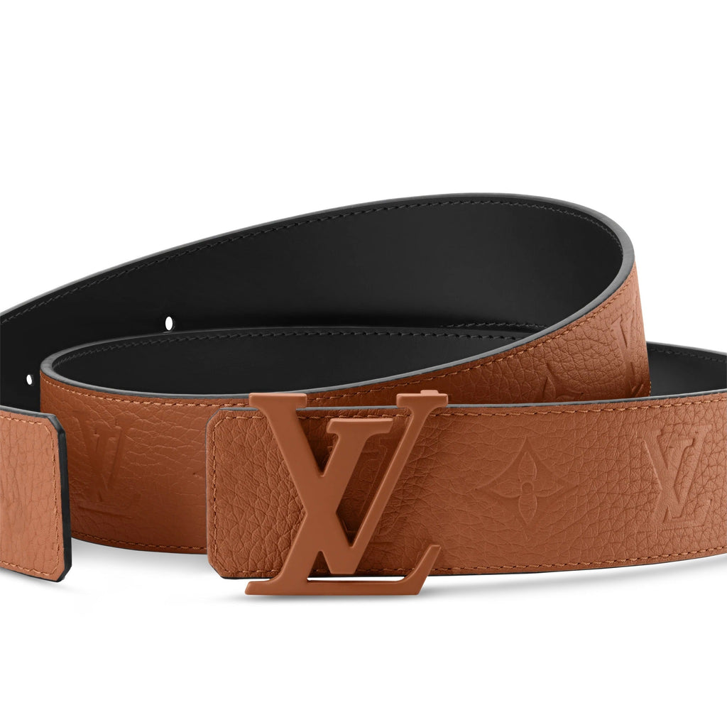 LV Initiales Taurillon Monogram 40mm Reversible Belt