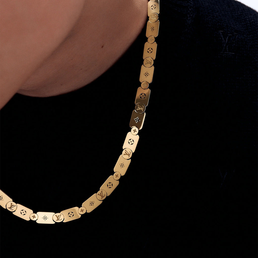 Les Gastons Vuitton Gourmette Necklace, Yellow Gold