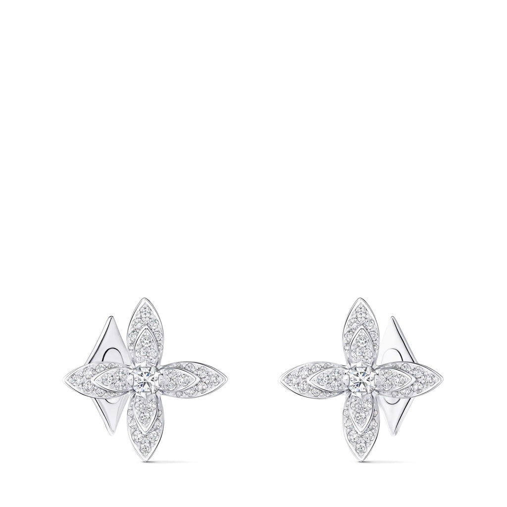 Idylle Blossom Cufflinks, White Gold & Diamonds