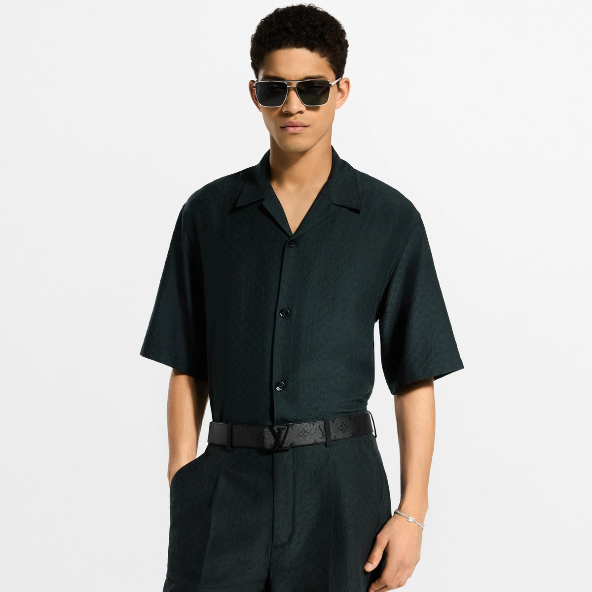 LV Initiales Midnight 40mm Reversible Belt