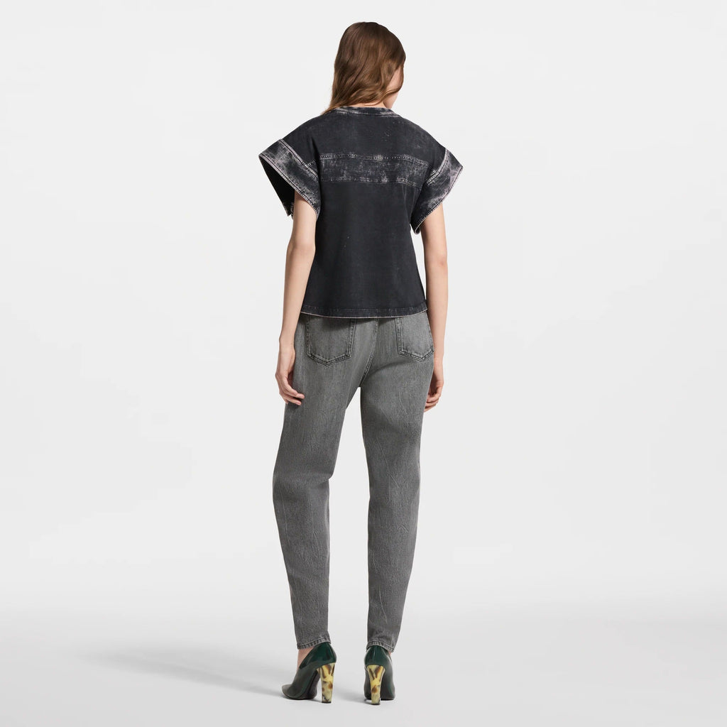 Denim Patchwork T-Shirt