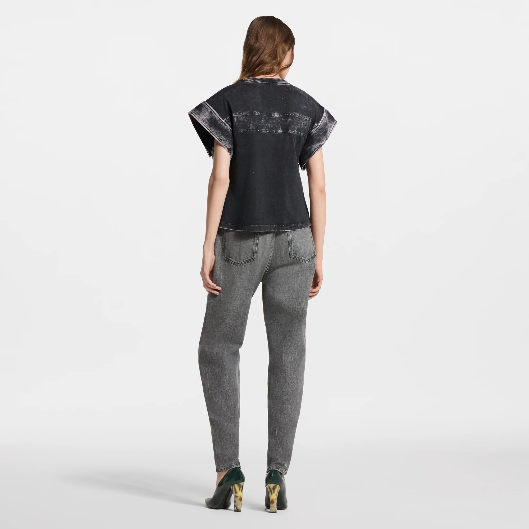Denim Patchwork T-Shirt