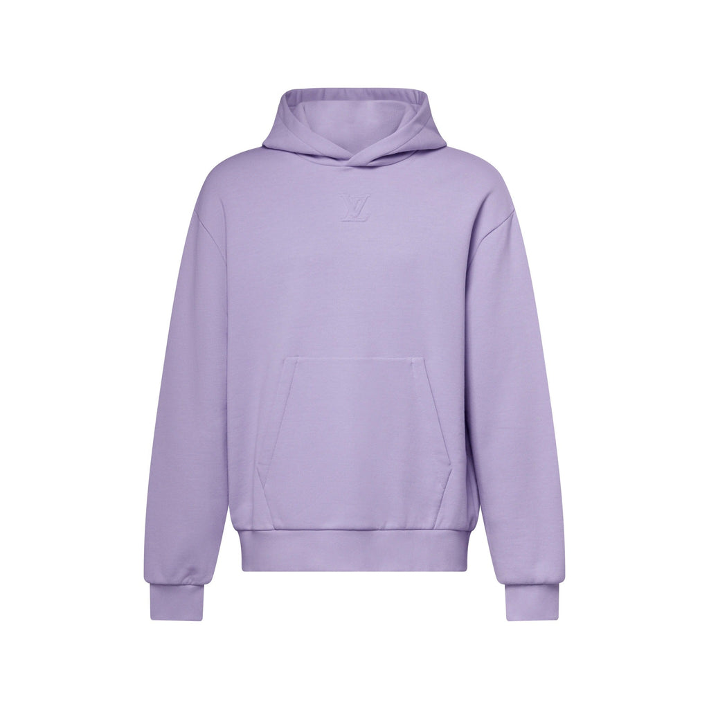 Embossed Signature Cotton Hoodie