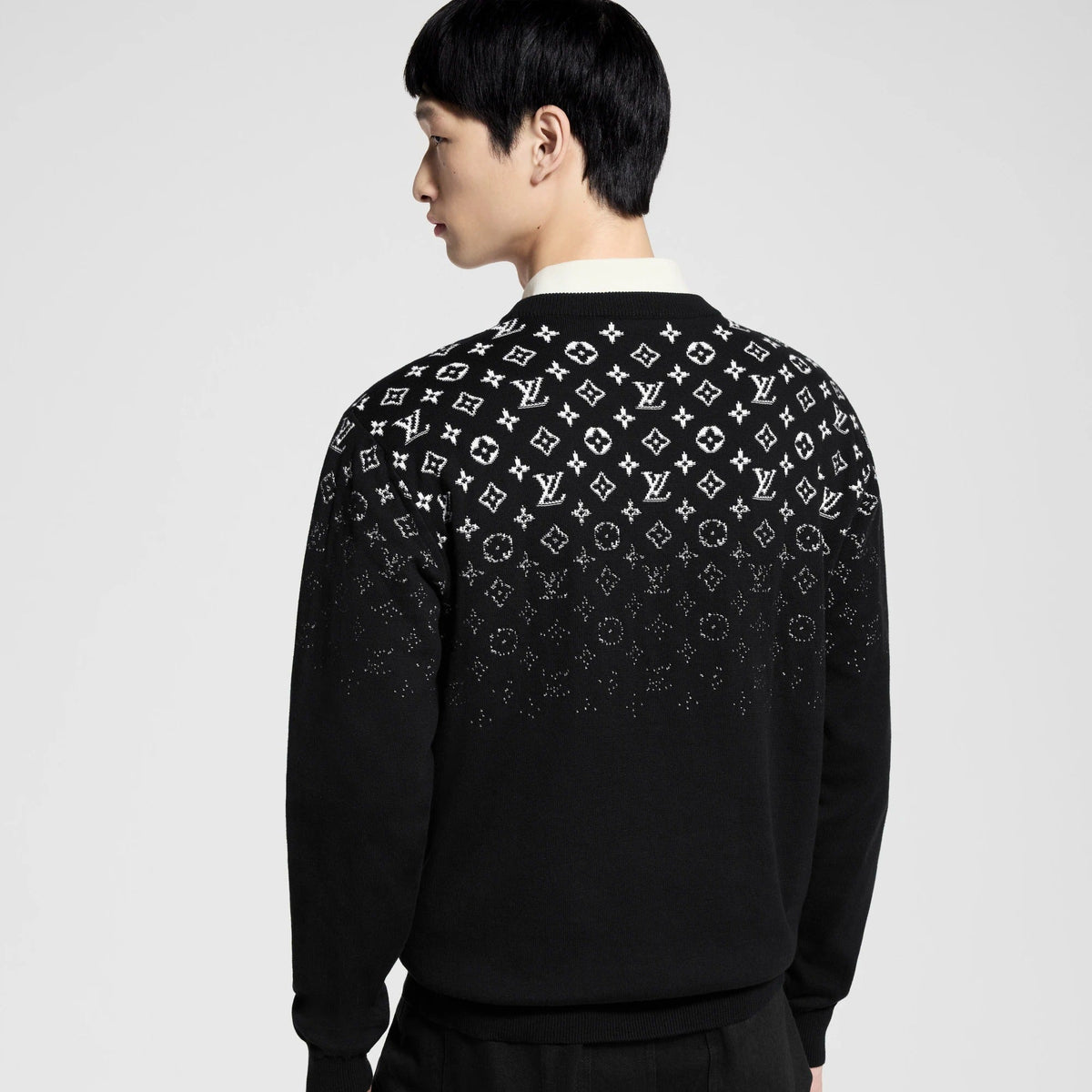 Gradient Cotton Crewneck