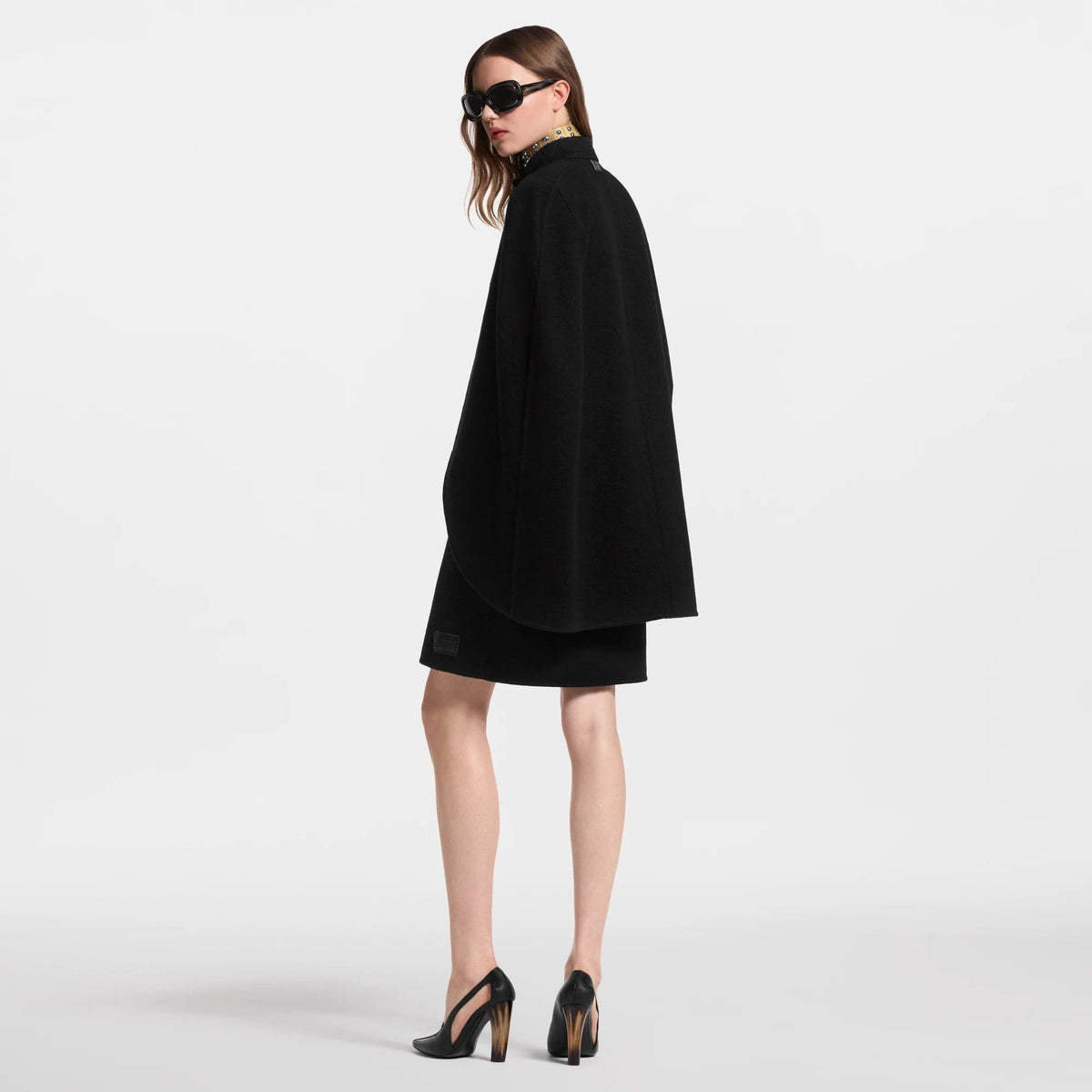 Layered Cape Coat