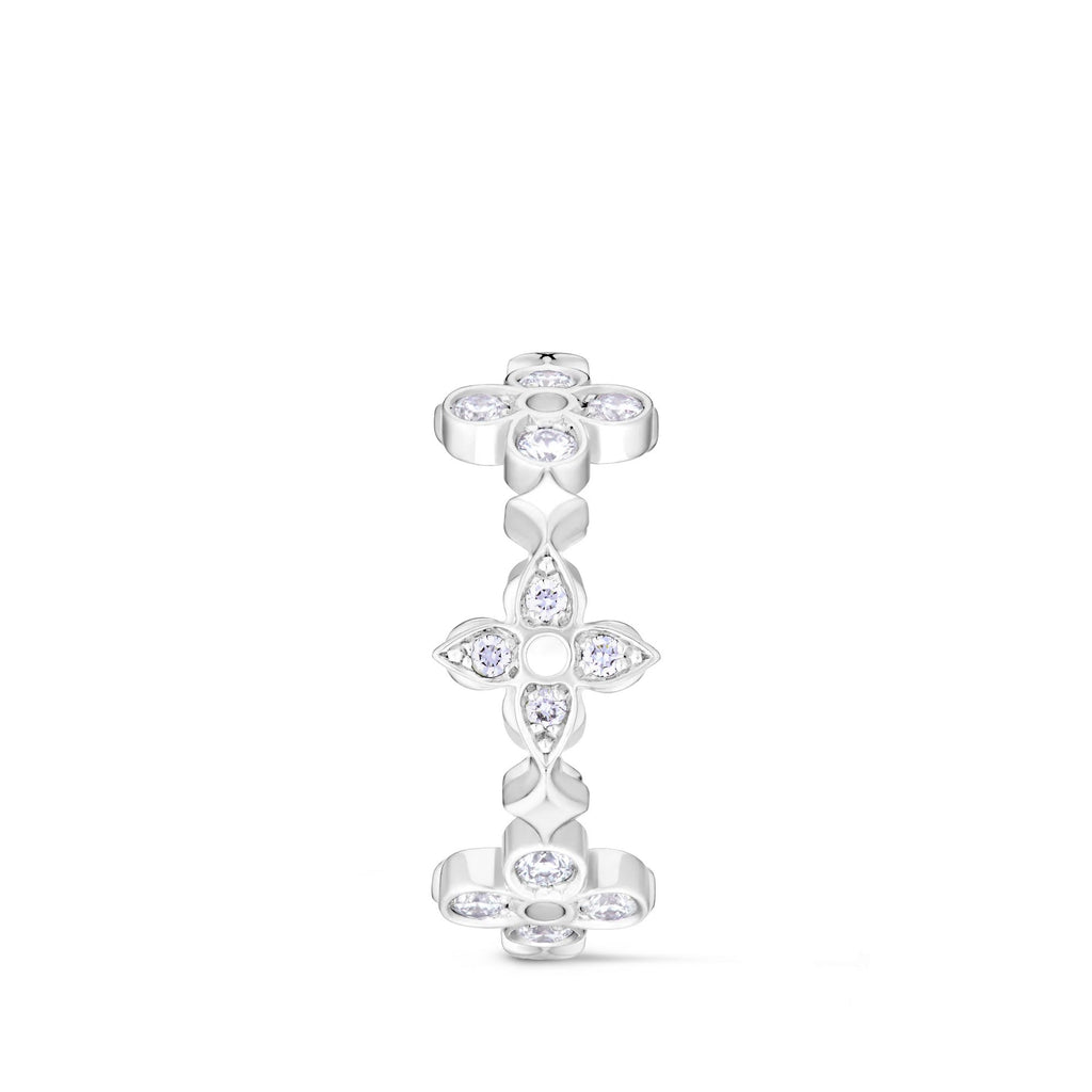 Dentelle Ring, White Gold And Diamonds