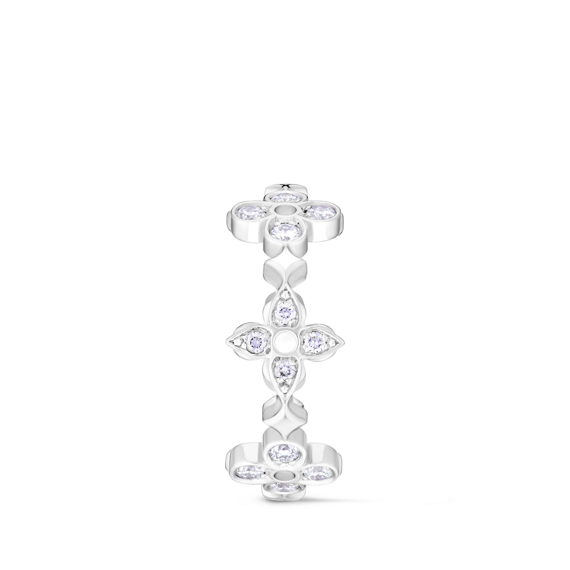 Dentelle Ring, White Gold And Diamonds