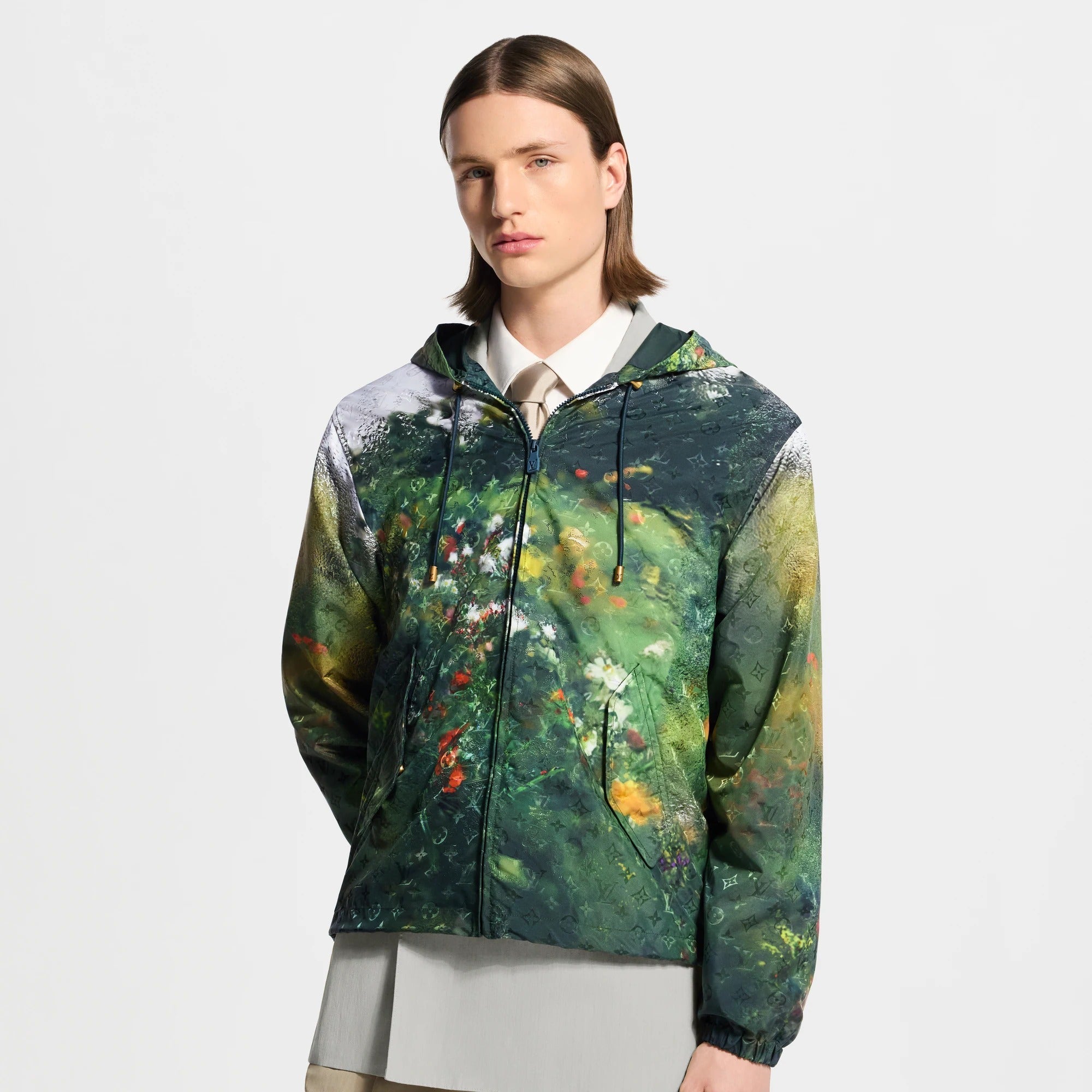 Monogram Printed Windbreaker