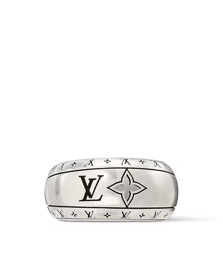 Monogram Flower Ring