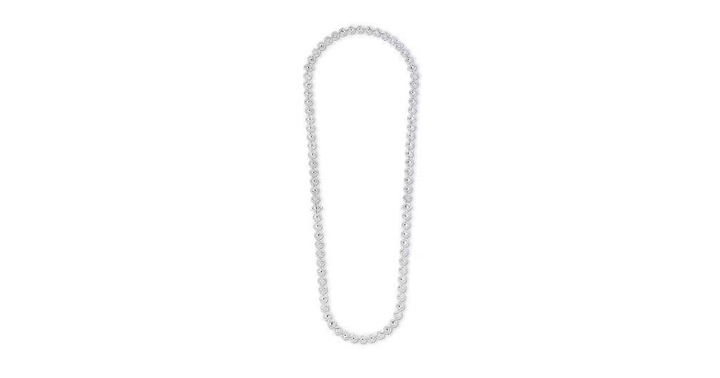 Galaxie Long Necklace, White Gold and Diamonds