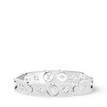 Les Gastons Vuitton Masterpiece Gourmette Bracelet, White Gold and Diamonds