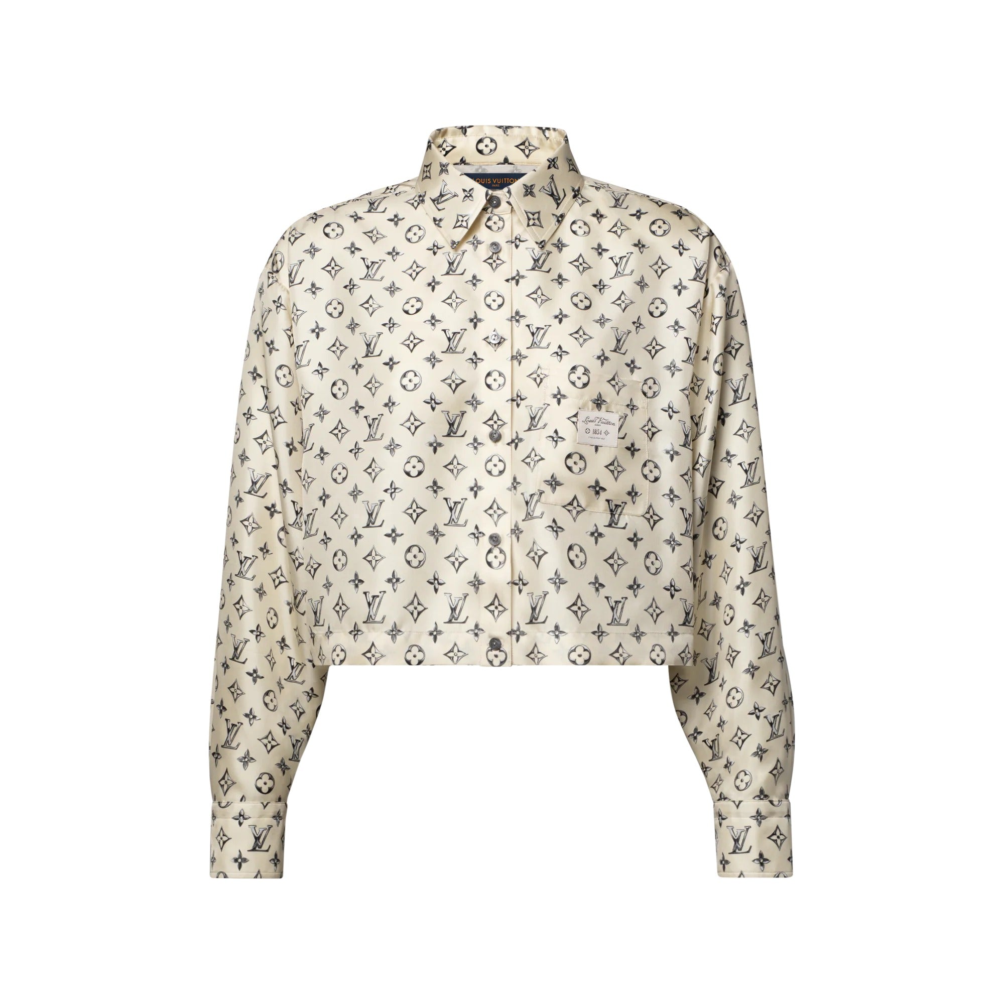 Cropped Buckle Up Shirt