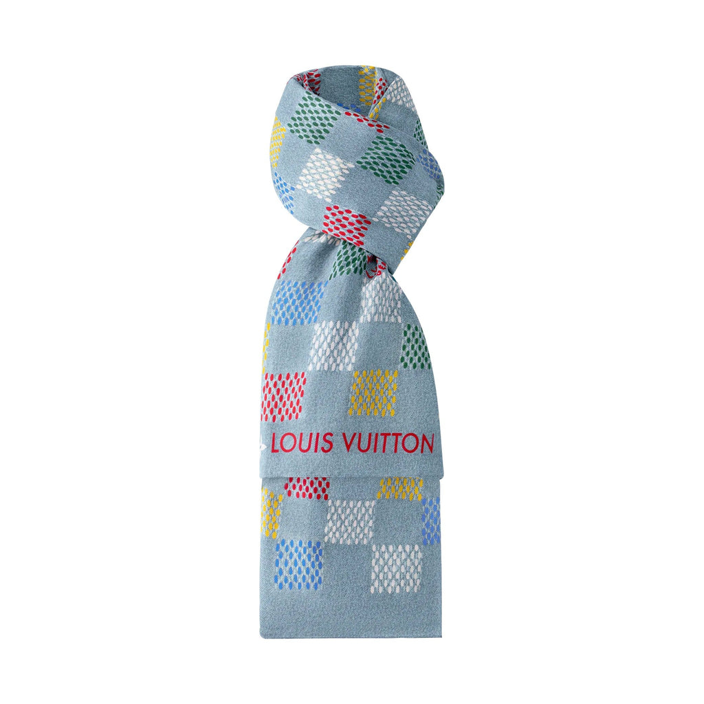 LV Vers Damier Denim Stole
