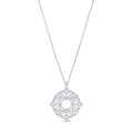 Dentelle Medallion, White Gold And Diamonds