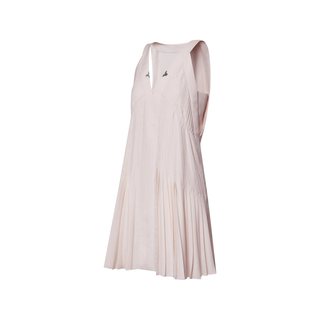 Pleat Accent Dress