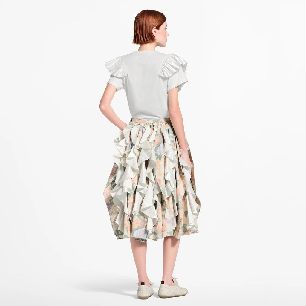 Ruffle Trim T-Shirt