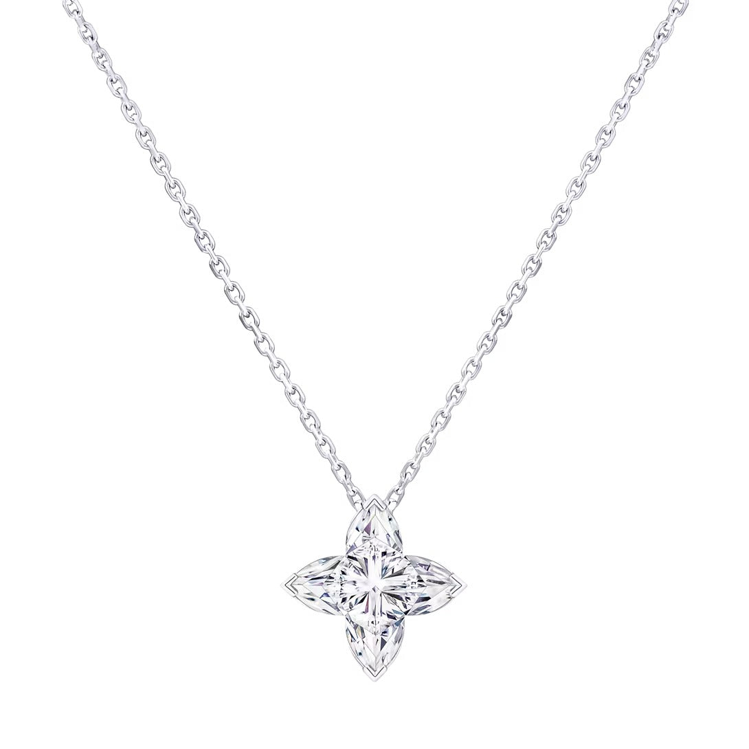 LV Diamonds Pendant, LV Monogram Star cut
