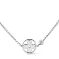 Idylle Blossom pendant, white gold and diamond