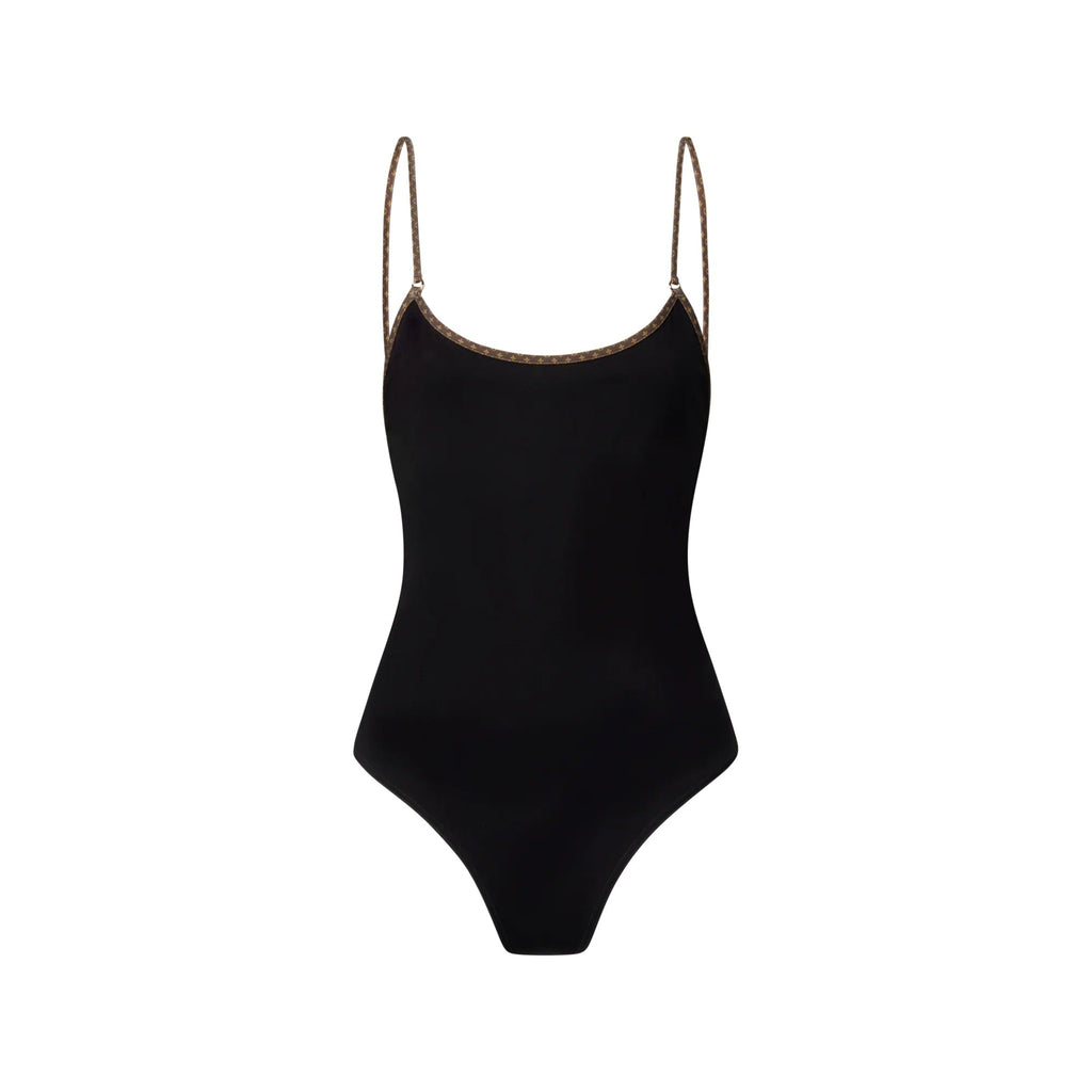 Monogram Accent Swimsuit