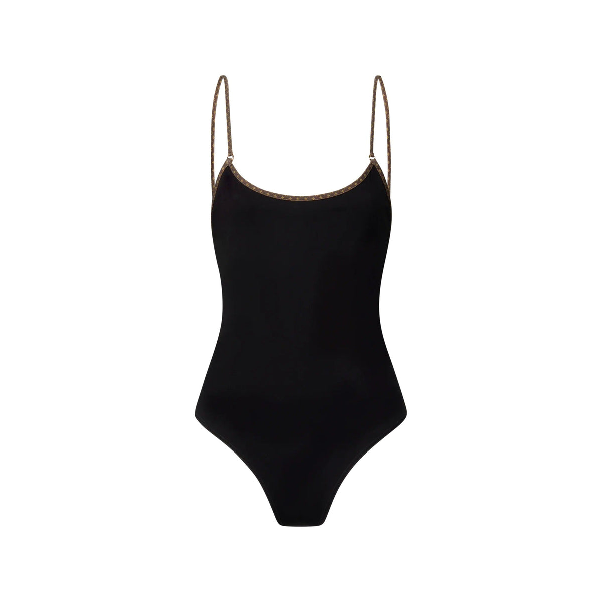 Monogram Accent Swimsuit