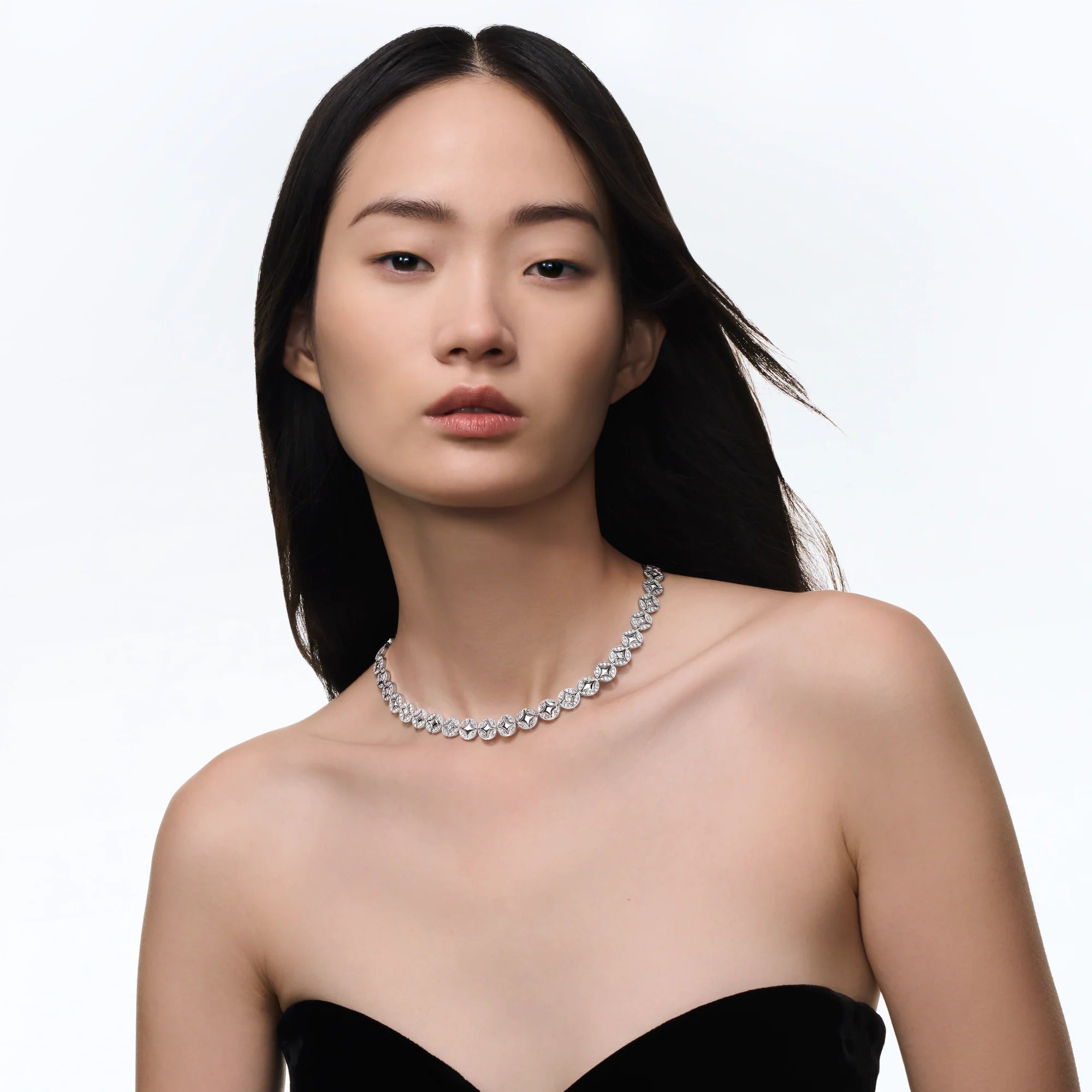 Galaxie Necklace, White Gold and Diamonds