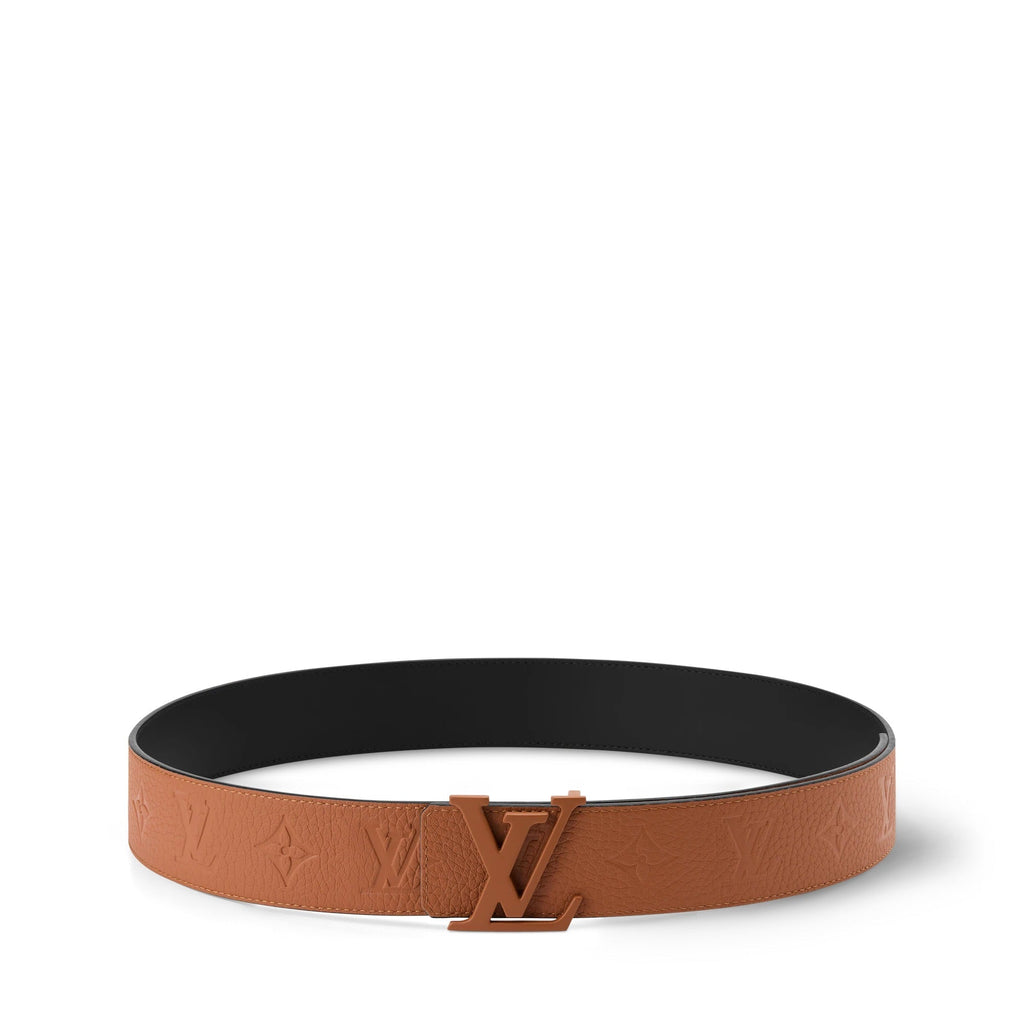 LV Initiales Taurillon Monogram 40mm Reversible Belt