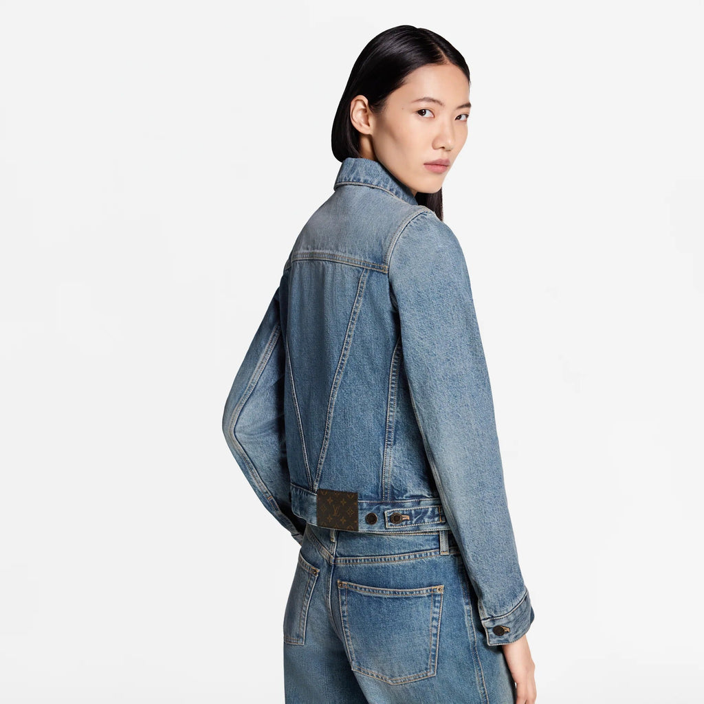 LV Patch Denim Jacket